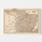 map of Michigan