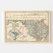 map of Maryland