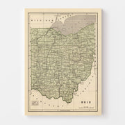 map of Ohio