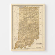 map of Indiana