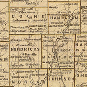 old Indiana map