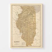 map of Illinois