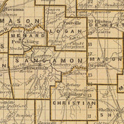 old Illinois map