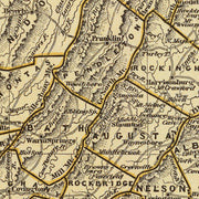 old Virginia map