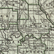 old Alabama map