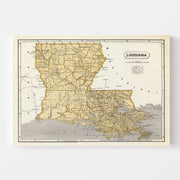 map of Louisiana