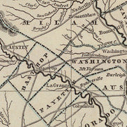 old Texas map