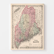 map of Maine