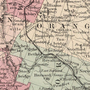 old Vermont map
