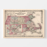 map of Massachusetts