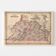 map of Virginia