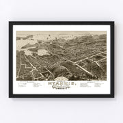 Hyannis Vintage Map 1884