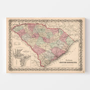 map of South Carolin