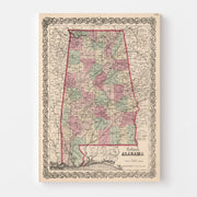 map of Alabama