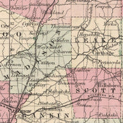 old Mississippi map