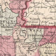 old Louisiana map