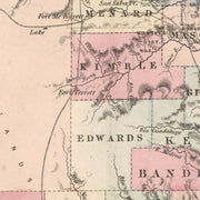 old Texas map