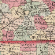 old Kentucky map