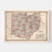 map of Ohio