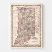 map of Indiana