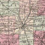 old Indiana map