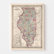 map of Illinois