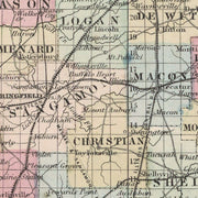 old Illinois map