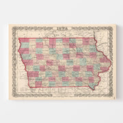 map of Iowa