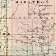 old Wisconsin map