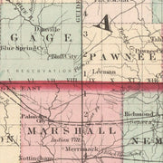 old Kansas map