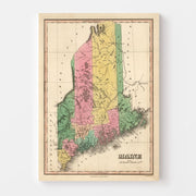 map of Maine