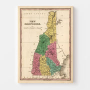 map of New Hampshire