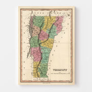 map of Vermont