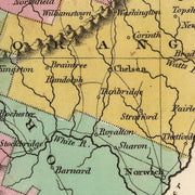 old Vermont map