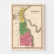 map of Delaware