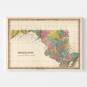 map of Maryland