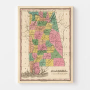 map of Alabama