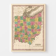 map of Ohio
