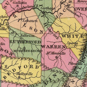 old Tennessee map