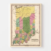 map of Indiana