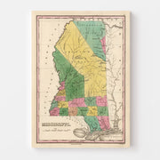 map of Mississippi