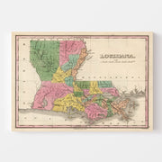map of Louisiana