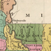 old Louisiana map