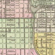 old Chicago map