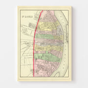 map of Saint Louis