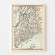 map of Maine