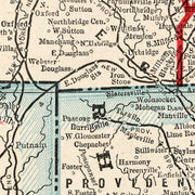 old Rhode Island map
