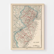 map of New Jersey