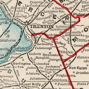 old New Jersey map