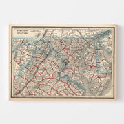 map of Maryland